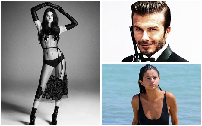 Kendall Jenner lột xác táo bạo với ảnh nude - David Beckham phủ nhận tin đồn đóng Jame Bond