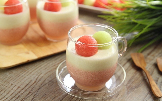 Mousse dưa hấu vẫn ngon ngất ngây ngày lạnh