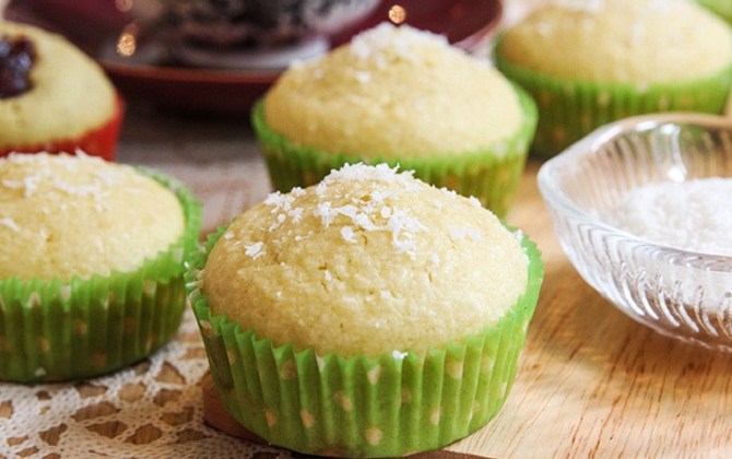 Muffin dừa dễ làm cho nàng vụng vẫn muốn ăn ngon