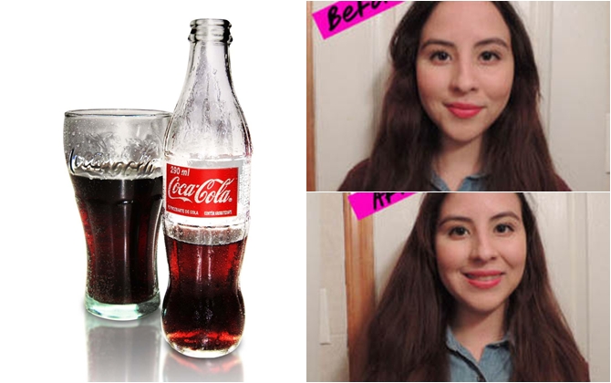 Tóc bất ngờ đẹp hơn khi gội đầu bằng Coca