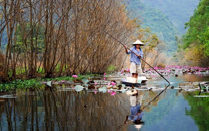 Thu về trên dòng suối Yến