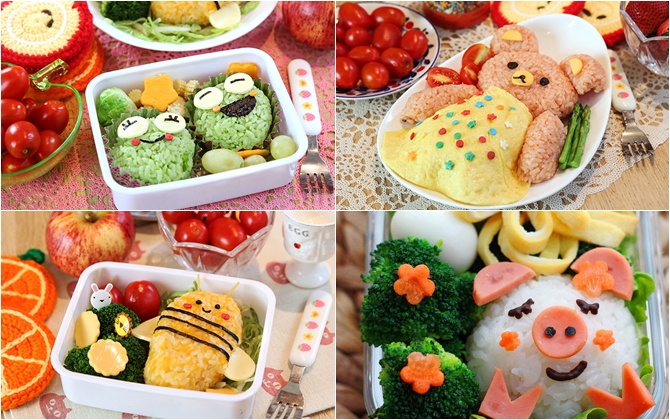 3 công thức nấu và trình bày cơm bento siêu hấp dẫn cho bé lười ăn