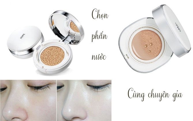 Chọn phấn nước theo gợi ý của chuyên gia