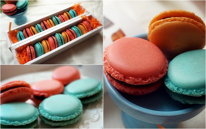 Tự làm bánh macaron xinh đẹp ngọt ngào