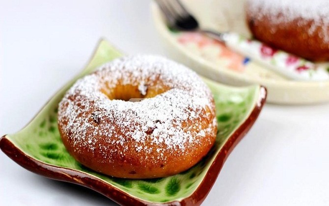 Bánh doughnut vị pho mát thơm ngon khó cưỡng 