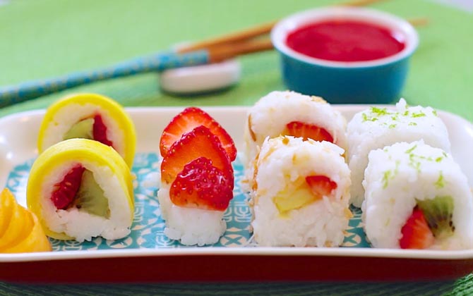 Sushi trái cây thanh mát, mới lạ cho ngày nắng hanh