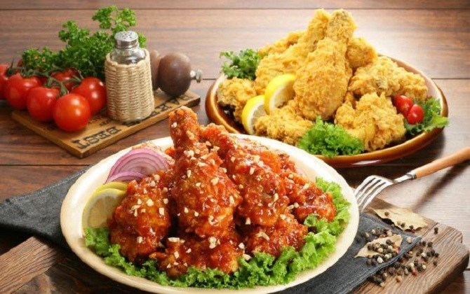 Kỹ năng ướp gia vị tài tình của gà rán Hàn Quốc