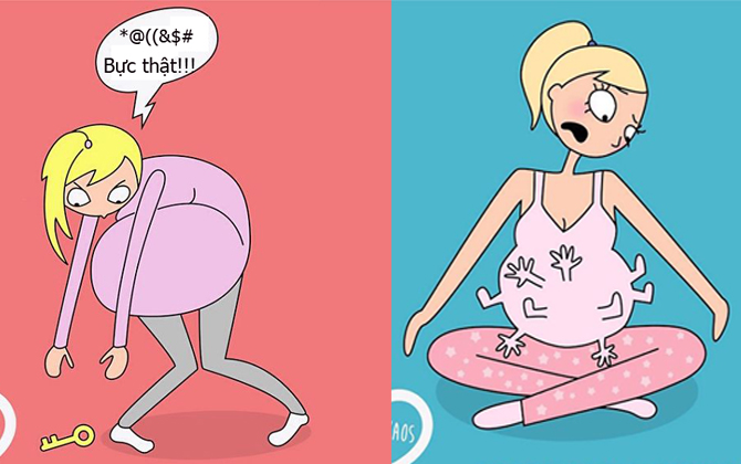 Những chuyện đầy "đau khổ" mẹ bầu nào cũng gặp