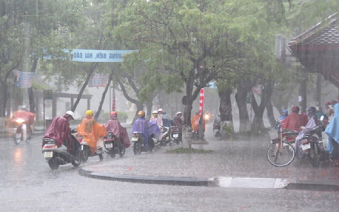 Dự báo thời tiết hôm nay ngày 11/11/2015: Mưa dông trên cả nước