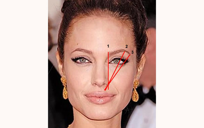 Tạo hình chân mày theo phong thủy