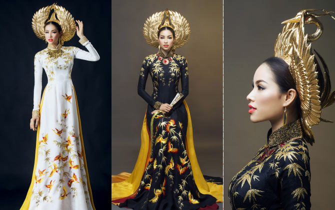 Hình ảnh chính thức của sắc phục Việt Nam tại Miss Universe 2015