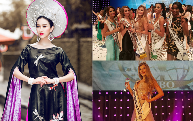 Hà Thu dừng chân ở Top 17 Miss Intercontinental 2015