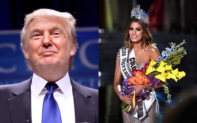 Donanld Trump gợi ý "cưa đôi" vương miện Miss Universe 2015