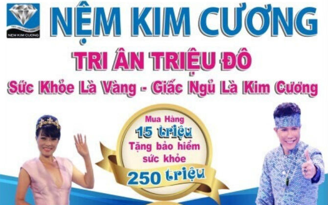 Nệm Kim Cương tri ân khách hàng 5 năm với chi phí Triệu Đô 