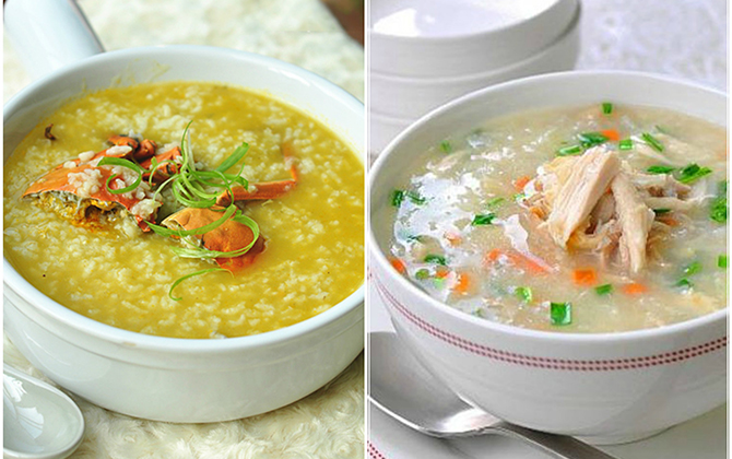 Thực đơn giảm cân đơn giản từ cháo