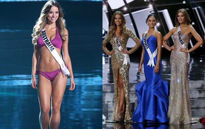 HH Úc phát ngôn sốc khi chê bai cả 3 người đẹp đăng quang Miss Universe 2015