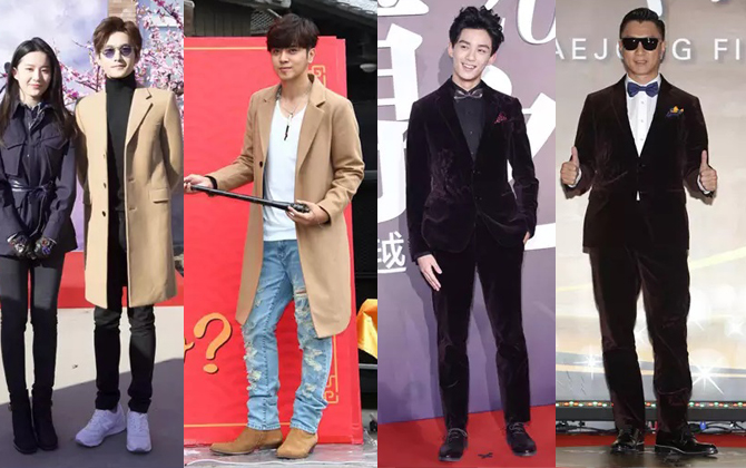 Khi sao nam Hoa ngữ cùng mê mẩn một mẫu trang phục