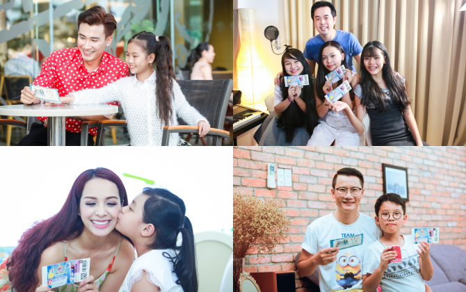 Thúy Hạnh, Hoàng Bách “thưởng lớn” cho con dịp Tết về
