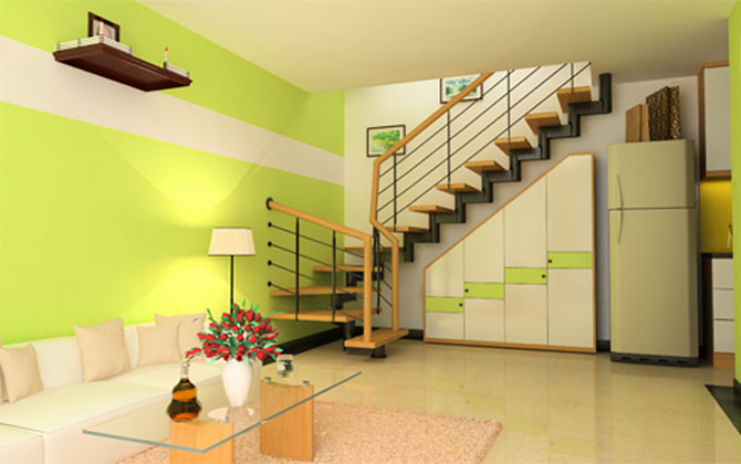 Thiết kế nhà nhỏ 26m2 cho vợ chồng trẻ