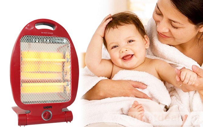 7 lưu ý "sống còn" khi dùng quạt sưởi cho bé