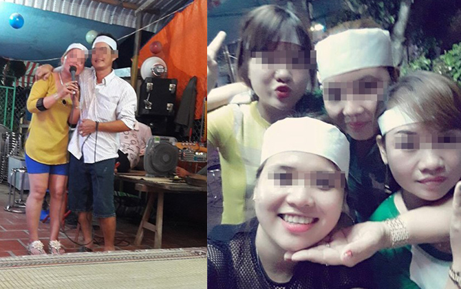 Phẫn nộ hình ảnh con cháu "tự sướng", hát hò trong đám tang người thân