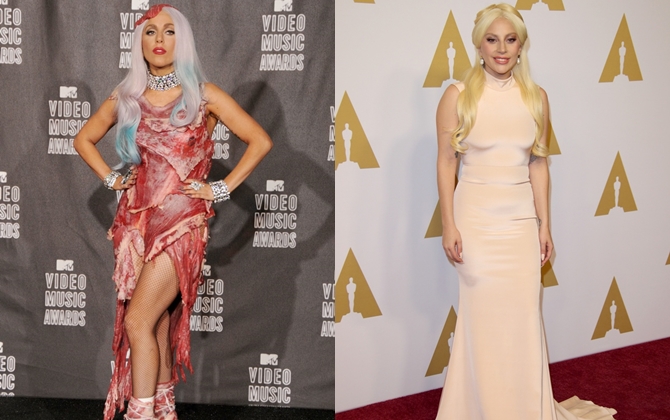 Gu thời trang của Lady Gaga đã thay đổi như thế nào?