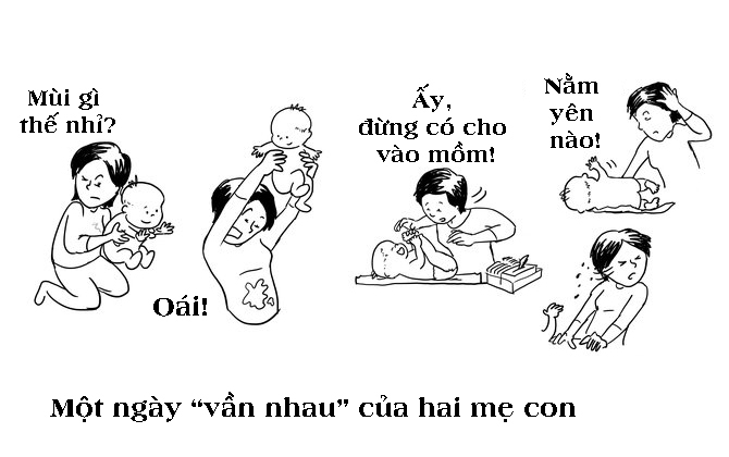 "Cận cảnh" cuộc sống "không như mơ" của các mẹ bỉm sữa