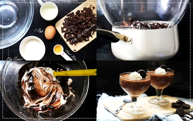 Cách làm bánh Mousse Chocolate không cần lò nướng 