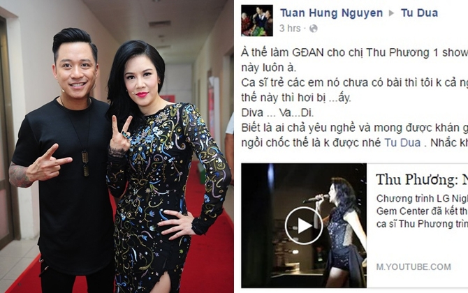 Tuấn Hưng mâu thuẫn với Tú Dưa... vì Thu Phương?