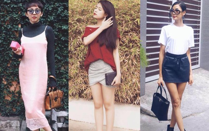 Street style tuần qua: Hoàng Thùy Linh dịu dàng, Tóc Tiên cá tính 