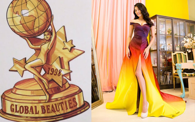 Lan Khuê và NTK Lý Quí Khánh được vinh danh tại “Global Beauties Awards 2015”