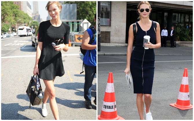 Học Karlie Kloss cách mix đồ với sneaker siêu chuẩn