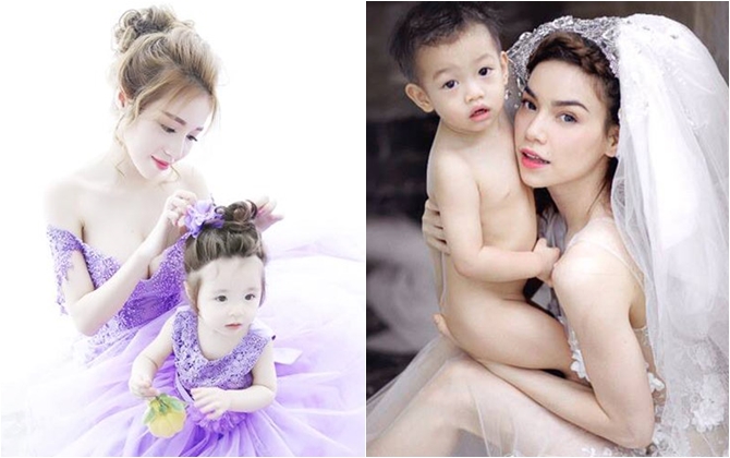 Nhìn vào cách yêu thương con của 2 bà mẹ đình đám nhất showbiz Việt