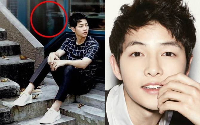 Fan bàng hoàng khi phát hiện bóng ma trong ảnh của Song Joong Ki  