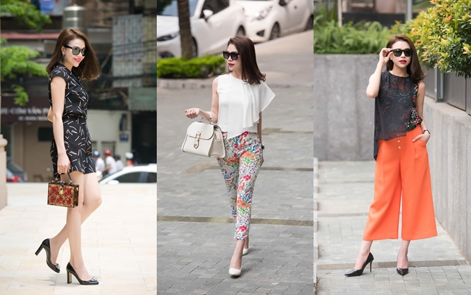 Trà Ngọc Hằng gợi ý street style trẻ trung, năng động ngày hè