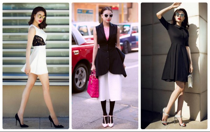 Street style ngày càng "lột xác" của Trà Ngọc Hằng