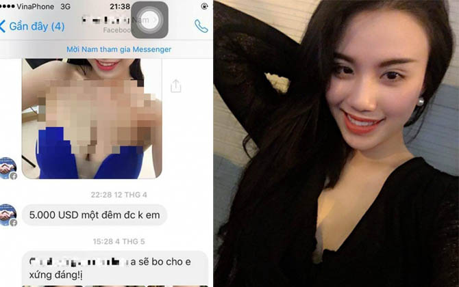 Hotgirl Hà thành bị gạ gẫm qua đêm giá 100 triệu nói gì?