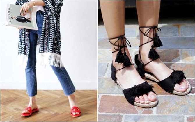 Những kiểu sandal bình dân nhất định không thể thiếu trong mùa hè