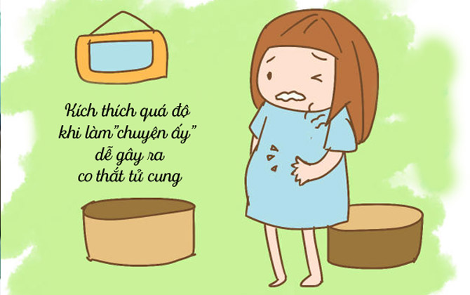 Hành động này trong lúc sinh hoạt vợ chồng có thể gây ra co thắt tử cung cho mẹ bầu