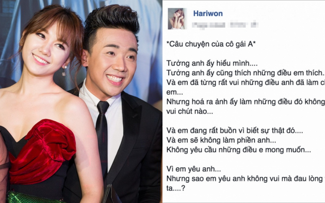 Hari Won chia tay Trấn Thành: Lời nói vu vơ hay cái kết thật sự?