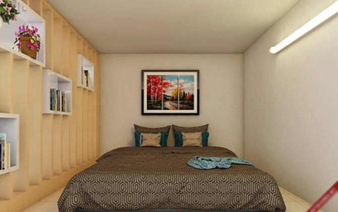 Phòng trọ 20m2 chẳng khác gì căn hộ cao cấp sau khi được thiết kế lại