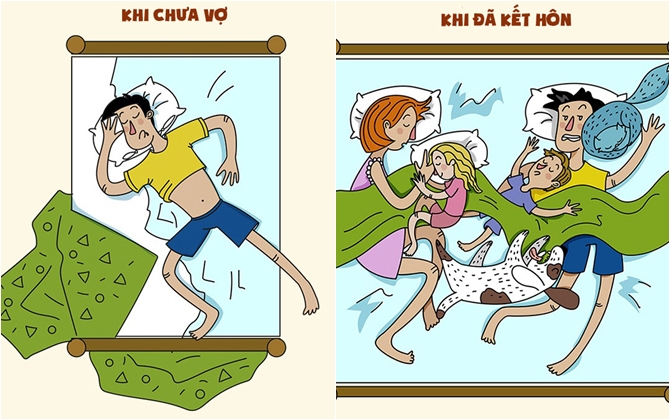 Đàn ông trước và sau khi lấy vợ khác nhau như thế nào?