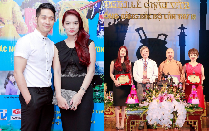 Vợ chồng NTK Lan Anh phiêu linh trong đêm Diễn xướng Nghi lễ chầu văn