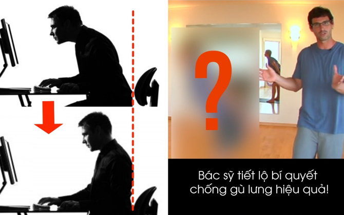 Bài tập chống gù lưng cho dân văn phòng