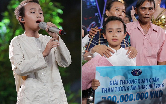 Hồ Văn Cường thắng áp đảo tại Vietnam Idol Kids 2016