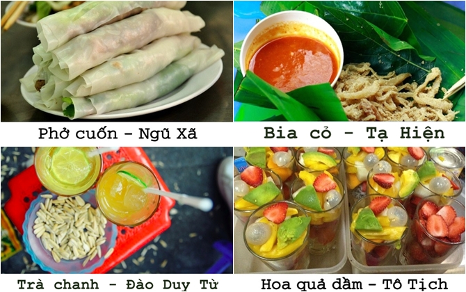 Gọi tên 36 phố phường qua những món ăn 'thần sầu'