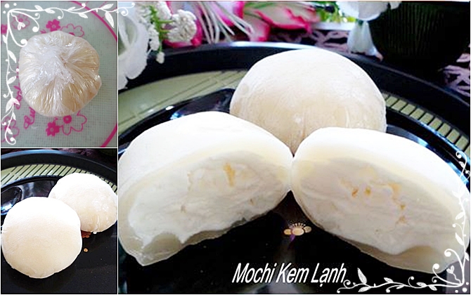 Lịm người vị thanh bánh mochi kem lạnh