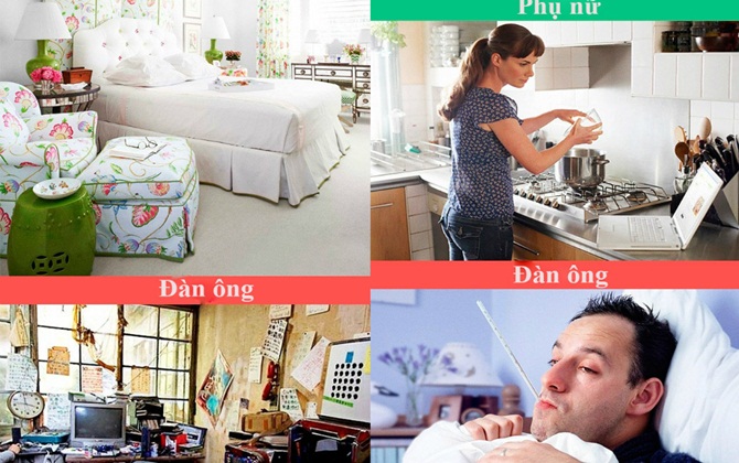 Sự khác biệt trời vực giữa đàn ông và phụ nữ