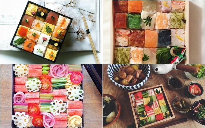 Phát sốt với Mosaic sushi đẹp như tranh vẽ đến từ Nhật