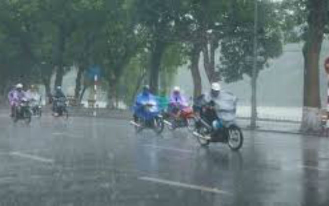 Dịp 2/9, miền Bắc mưa Ngâu kéo dài